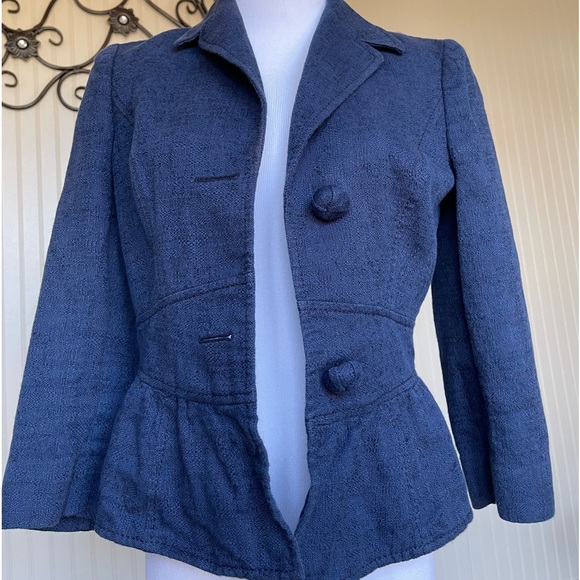 Valentino Roma Women’s Blue Jacket Size 42/6 - Picture 2 of 9